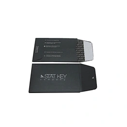 Wholesale Customize Logo Printing Chinese Style Envelopes Recycle Black High Quality Mini Card Envelope