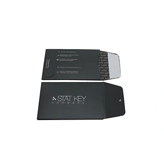 Wholesale Customize Logo Printing Chinese Style Envelopes Recycle Black High Quality Mini Card Envelope